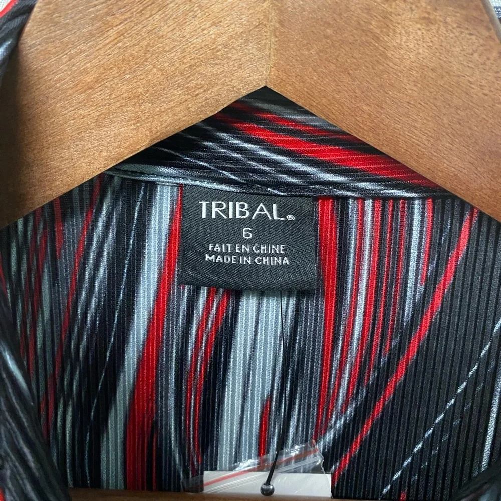 Tribal Button Down Shirt NWT - Picture 2 of 10